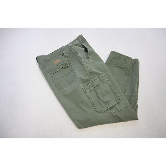 Cabelas Hunting Cargo Pants Rugged Camp Trek Work Flat Mens Size 44 x 32 - Picture 1 of 11